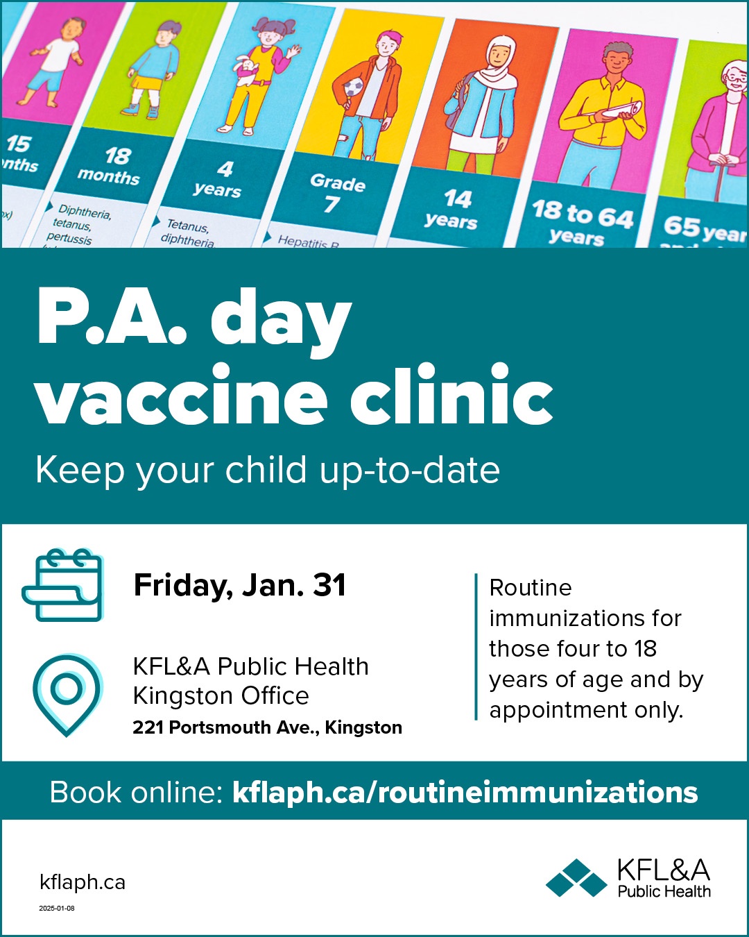 2025 01 08 vaccine clinics newsletter insert Jan31
